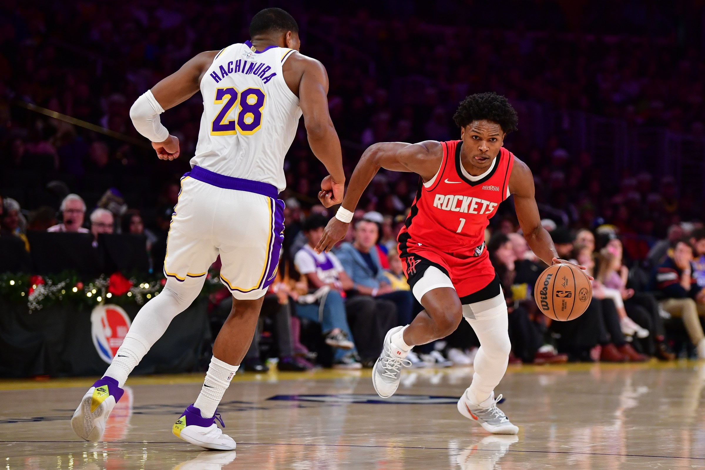Rockets spoil Christmas for the Lakers and win big 119-96