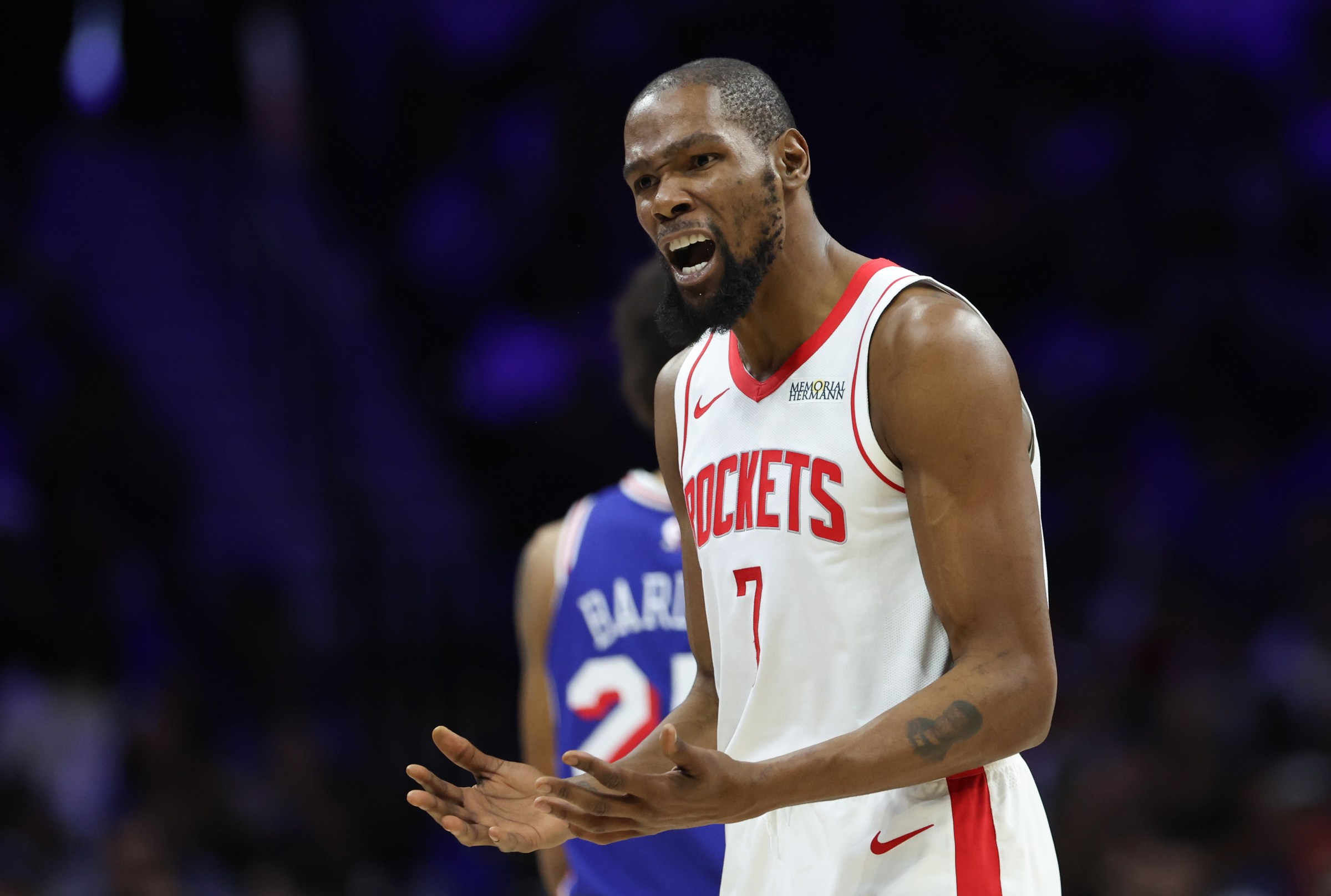 Rockets road woes continue in a 128-122 loss to the 76ers in OT