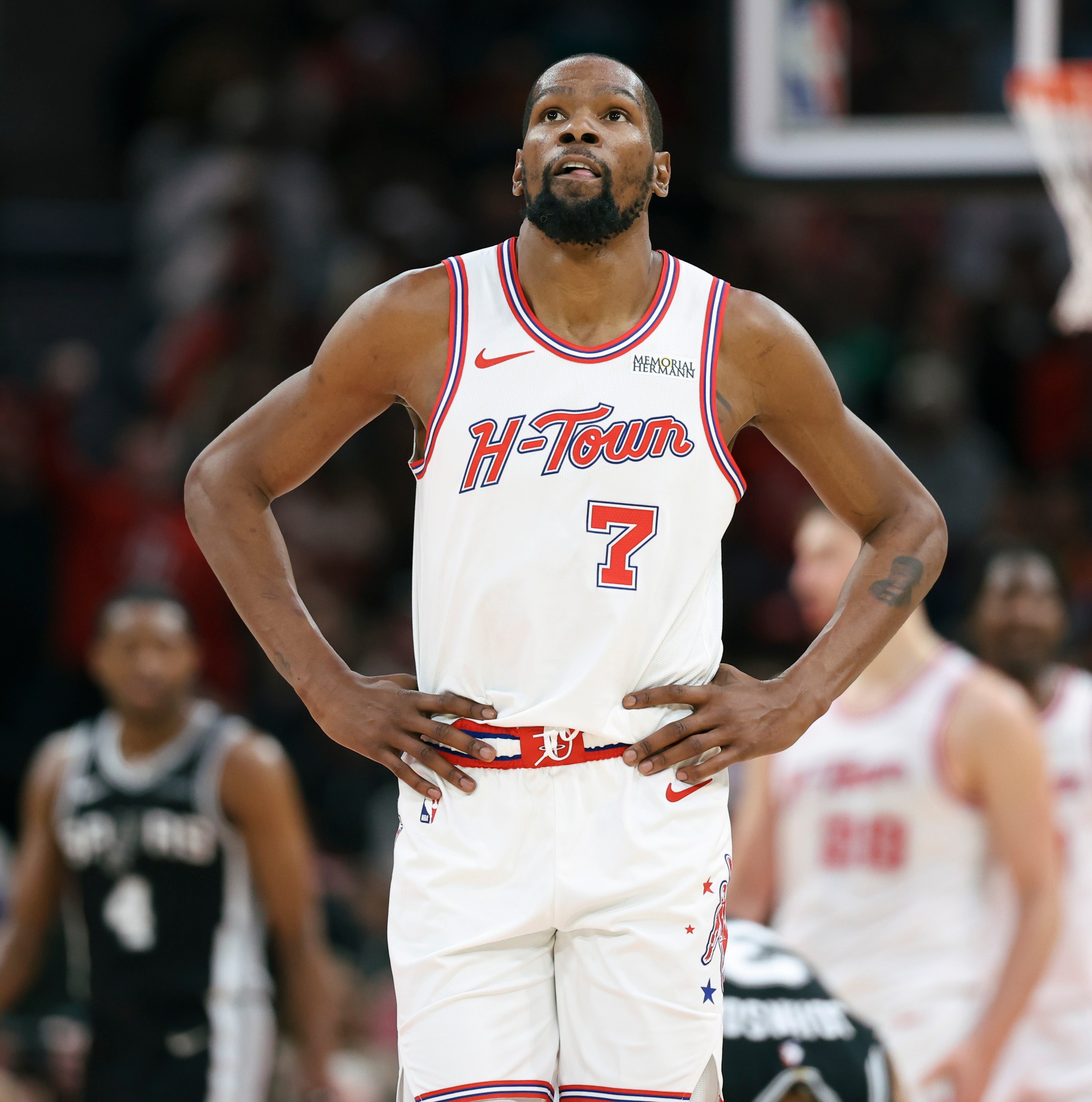 Rockets suffer a rare loss at home to Spurs 111-99