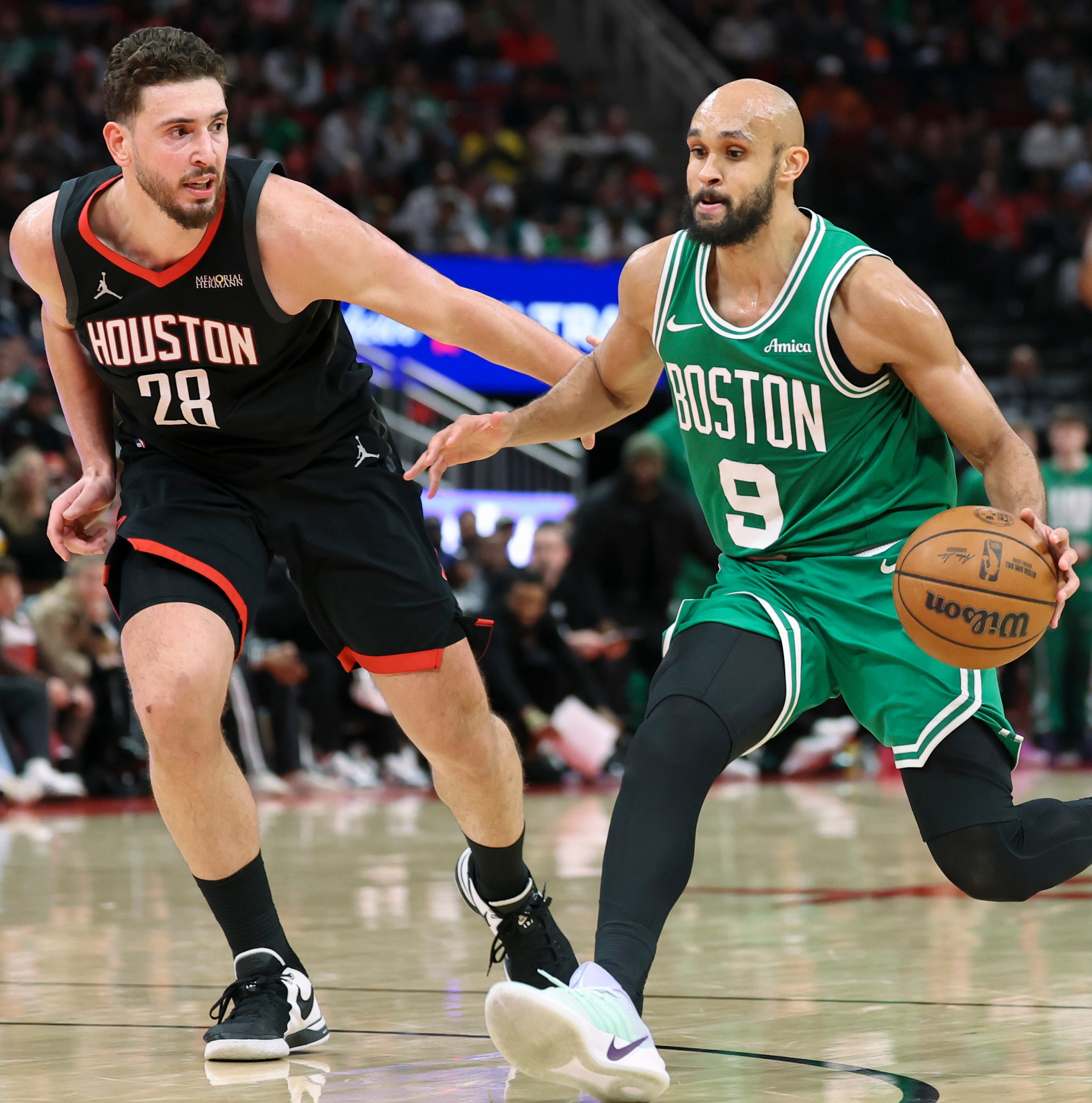 Rockets throw up stinker vs. Celtics, lose 114-93